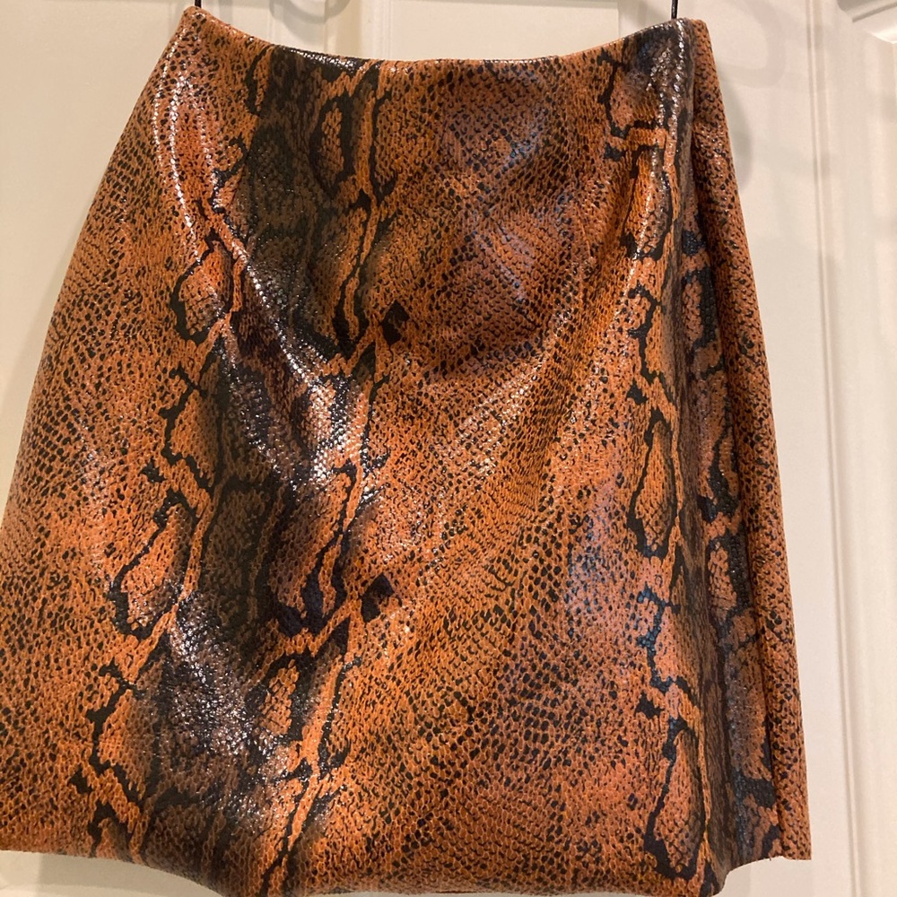 Nasty Gal Daphnea Snakeskin skirt